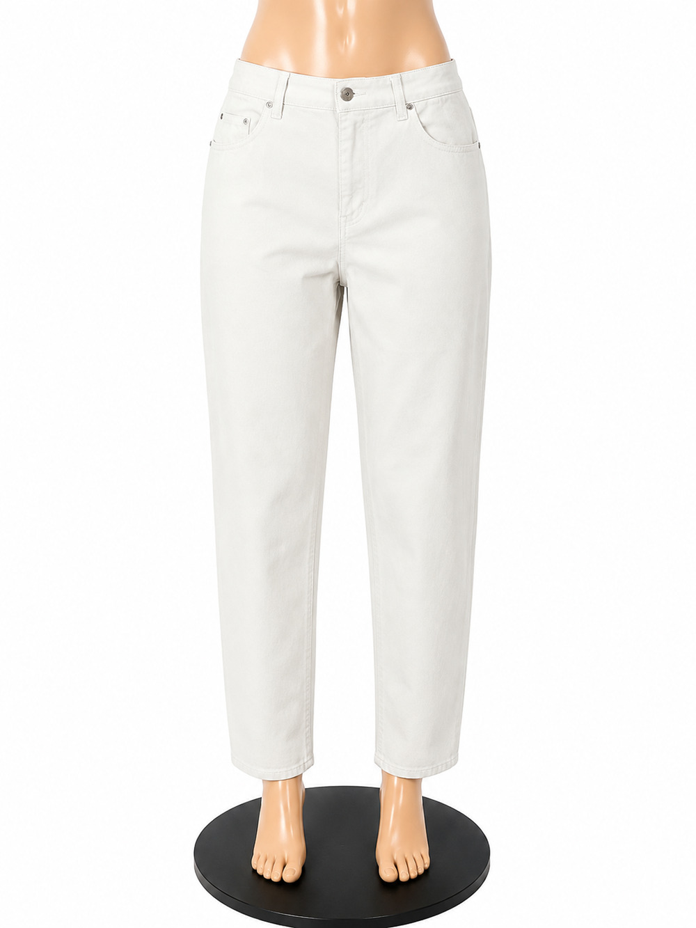 Good American The Boss Pant White High Rise Wide Leg Trousers Size 18